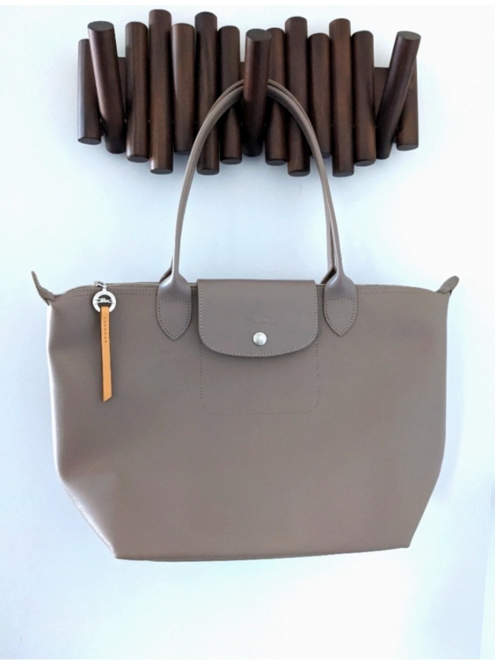 Longchamp Le pliage city taupe Medium - NWOT-LEATHER
